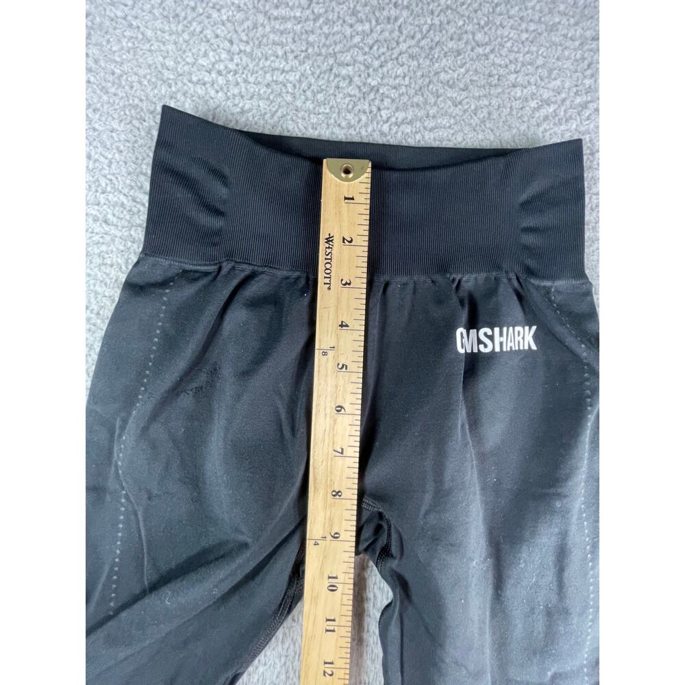 Gymshark Leggings Womens Small Athletic Pants Black Compression Running Workout - Picture 2 of 7